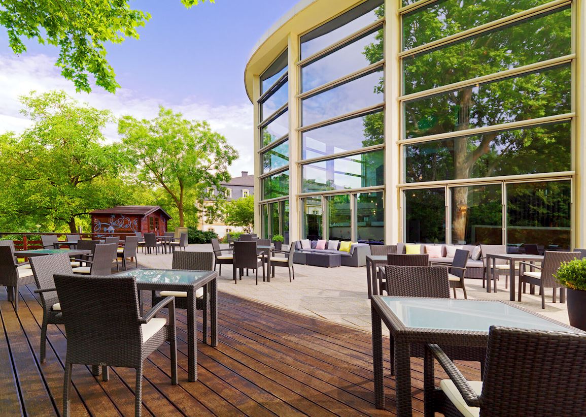 Summer terrace of the PURE restaurant